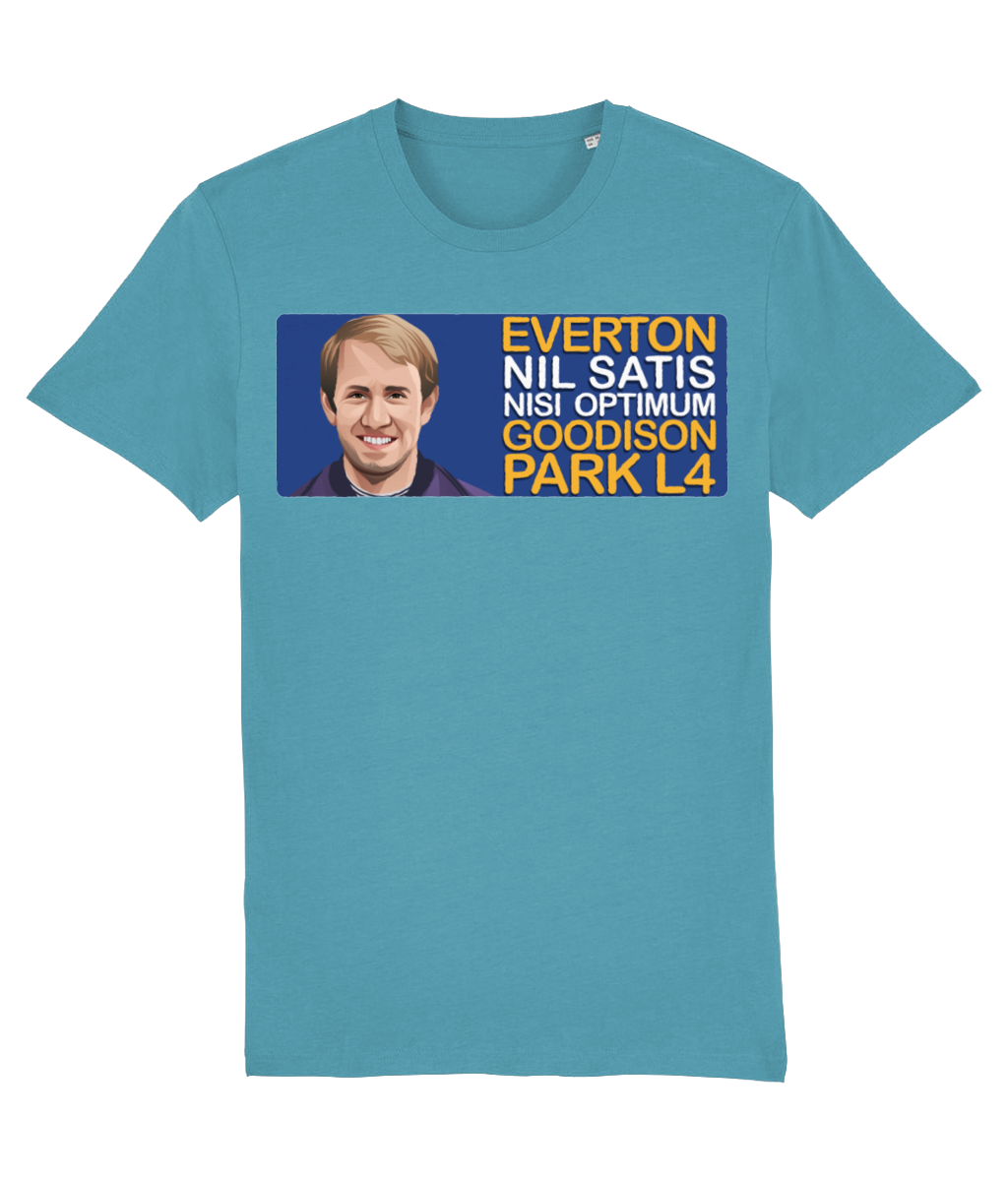 Everton Howard Kendall (Manager) Goodison Park L4 Unisex T-Shirt