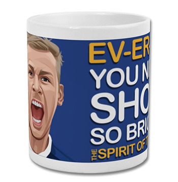 Everton The Spirit Of The Blues Wraparound Mug with Player Choice