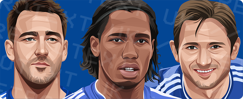 Chelsea Terry Drogba Lampard Wraparound Mug Ceramic 11oz mug Retrotext