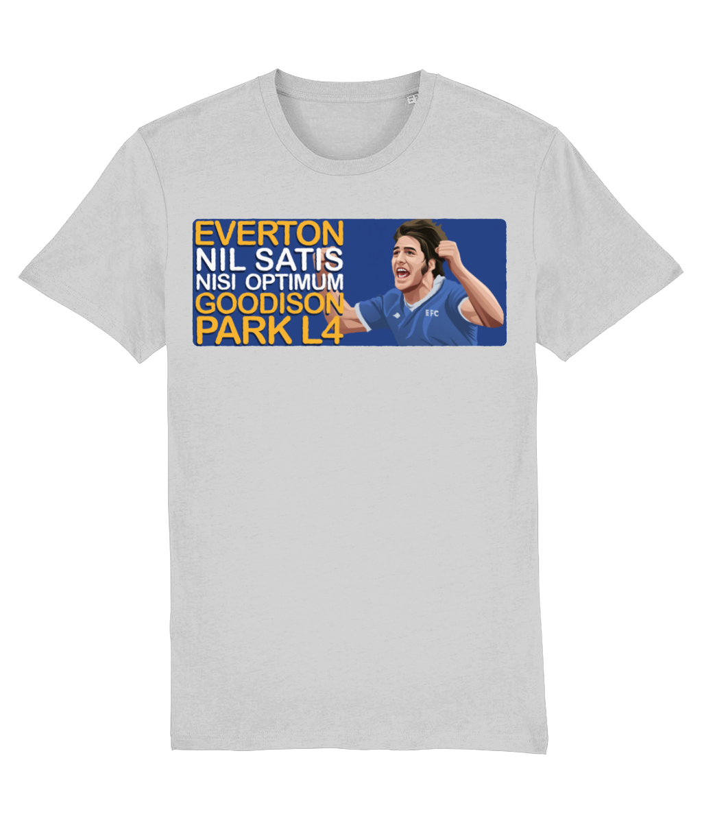 Everton Bob Latchford Goodison Park L4 Unisex T-Shirt