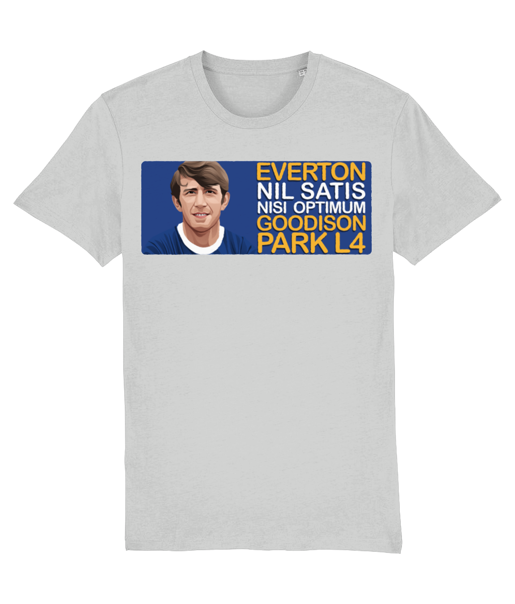 Everton Howard Kendall (Player) Goodison Park L4 Unisex T-Shirt