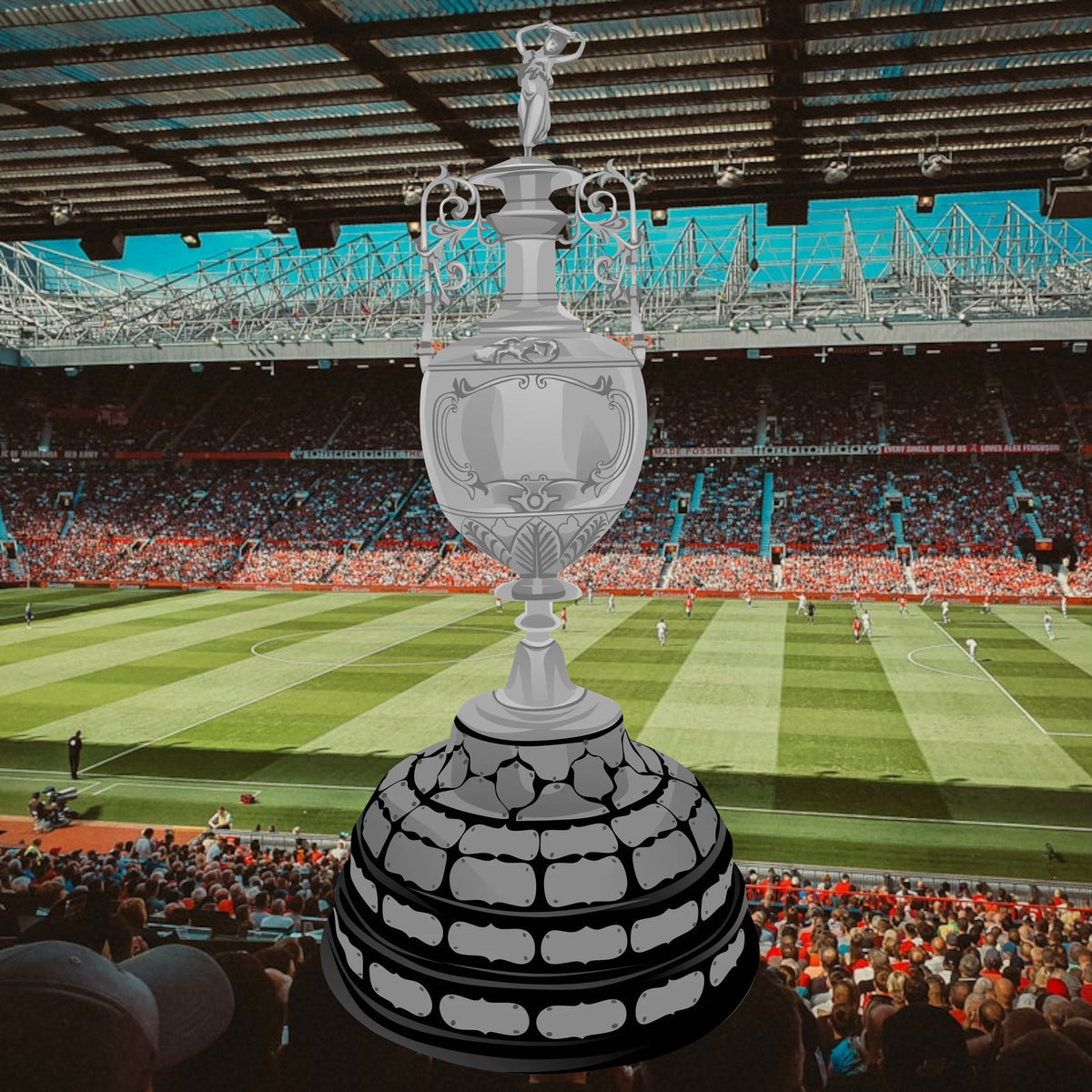 Retrotext Liverpool 1977 Division One Champions mug featuring a Bob Paisley illustration and teletext league table