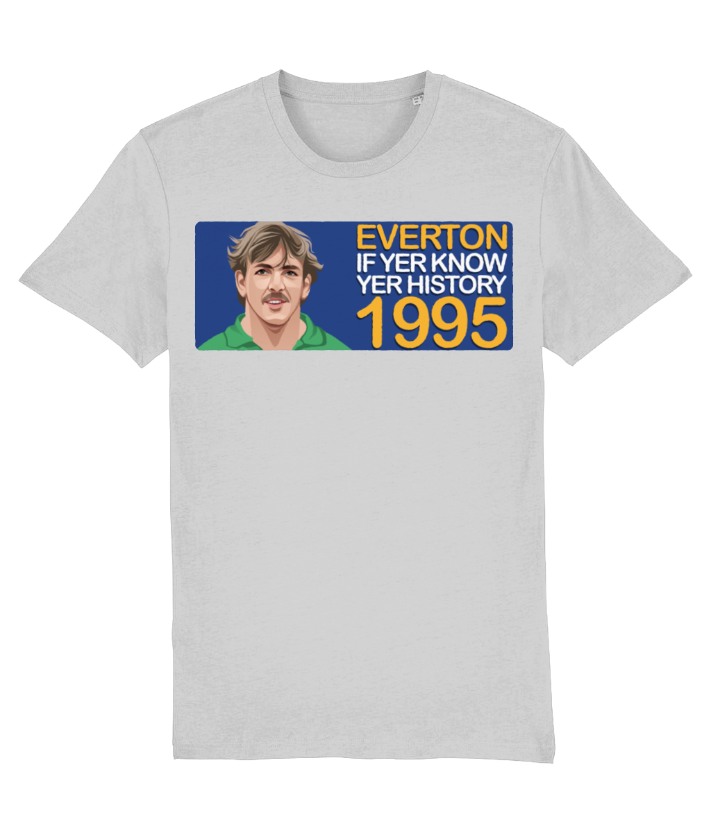 Everton 1995 Neville Southall If Yer Know Yer History Unisex T-Shirt