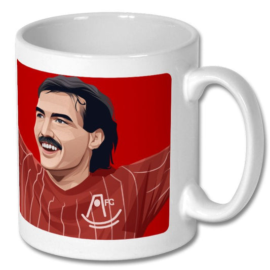 Aberdeen 1983 European Cup-Winners' Cup Willie Miller Teletext Mug Ceramic 11oz mug Retrotext