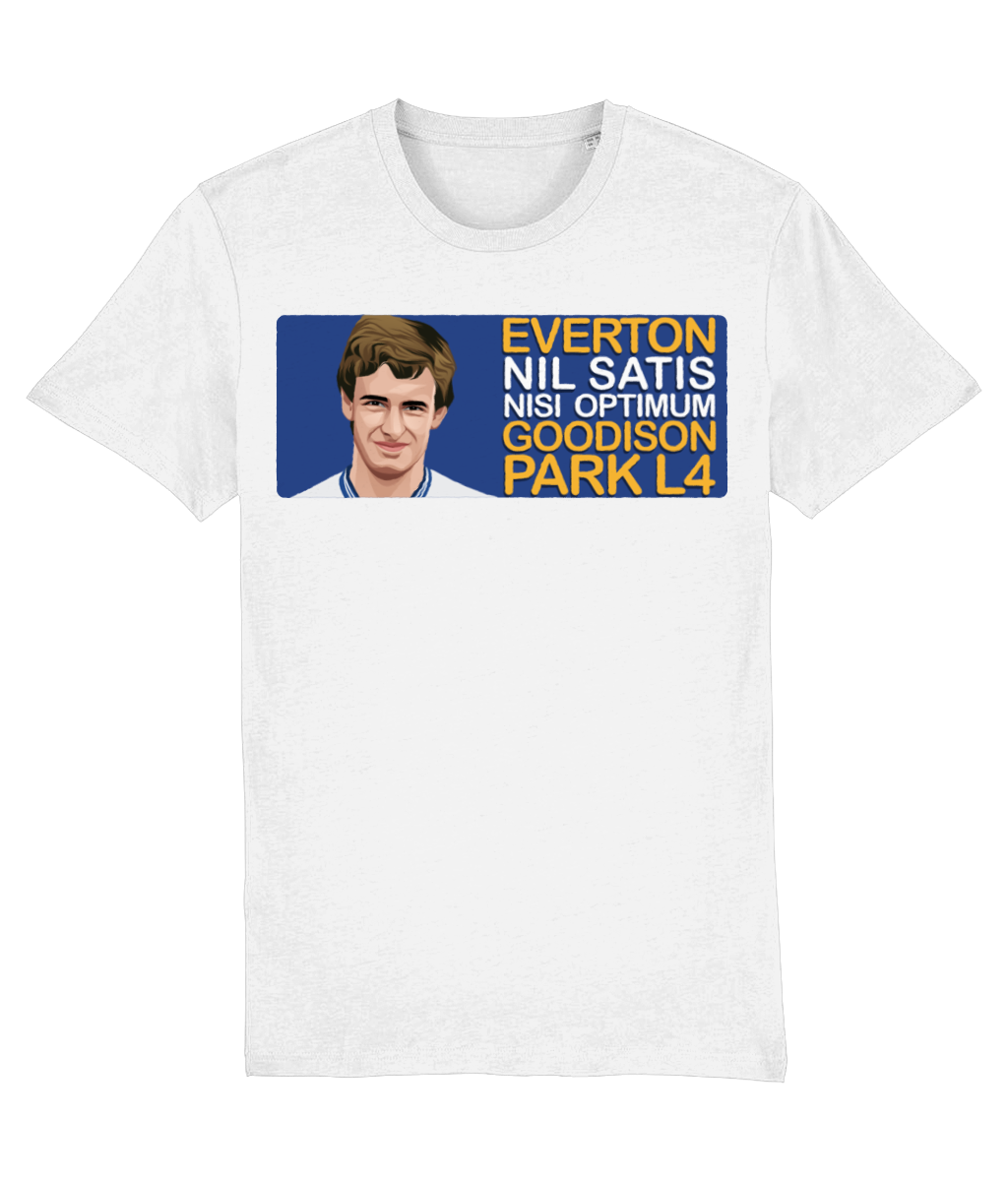 Everton Kevin Sheedy Goodison Park L4 Unisex T-Shirt