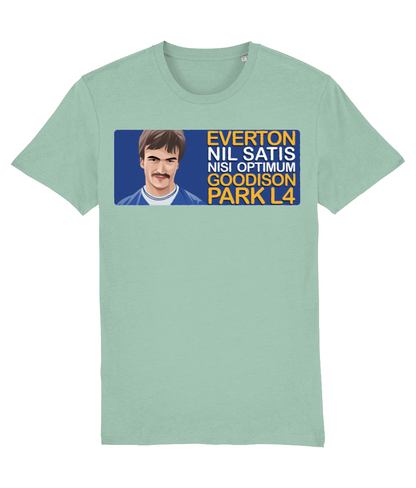 Everton Derek Mountfield Goodison Park L4 Unisex T-Shirt