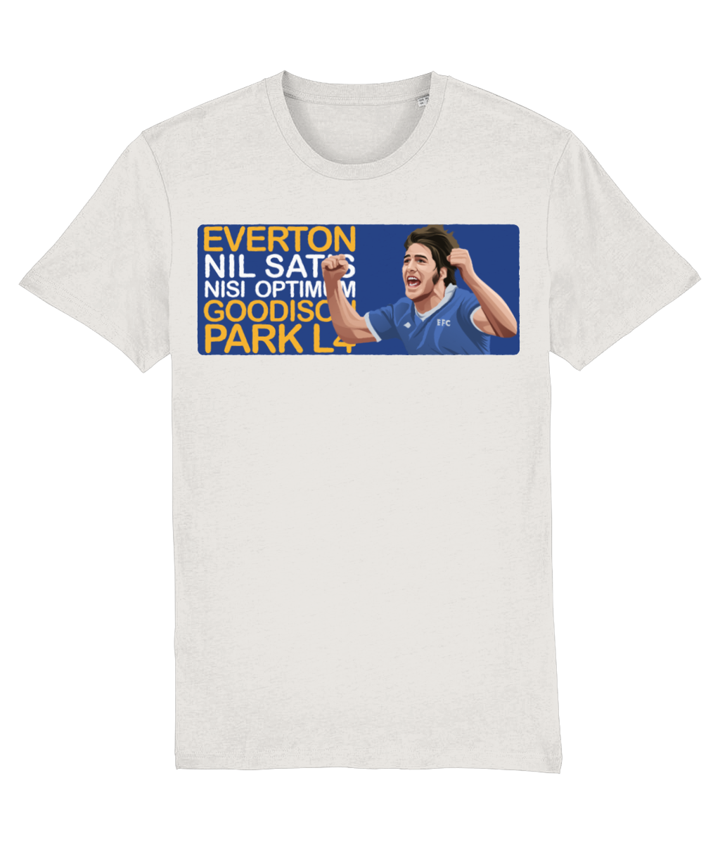 Everton Nil Satis Nisi Optimum Bob Latchford Unisex T-Shirt