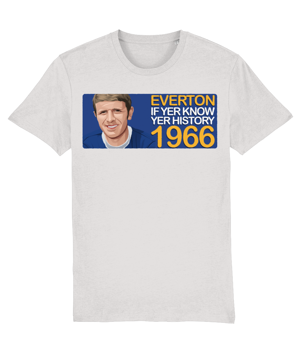 Everton 1966 Brian Labone If Yer Know Yer History Unisex T-Shirt