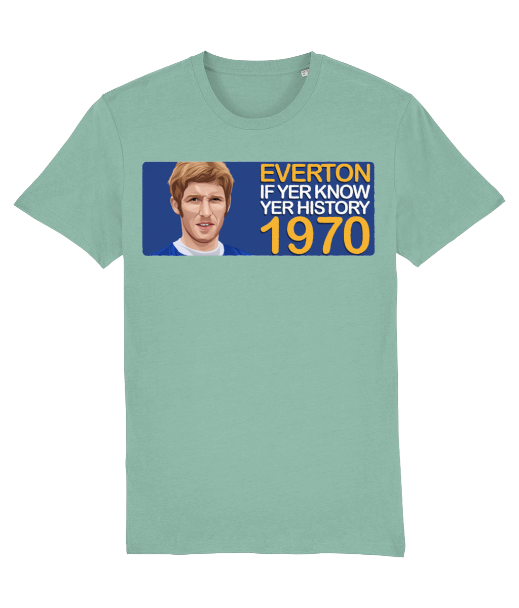 Everton 1970 Alan Ball If Yer Know Yer History Unisex T-Shirt