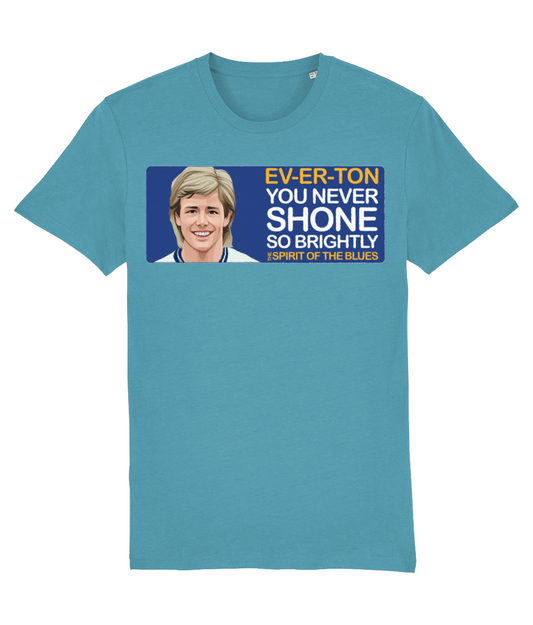 Everton Adrian Heath The Spirit Of The Blues Unisex T-Shirt Stanley/Stella Retrotext Atlantic Blue XX-Small 