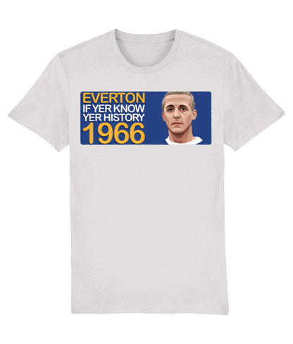 Everton 1966 Alex Young If Yer Know Yer History Unisex T-Shirt