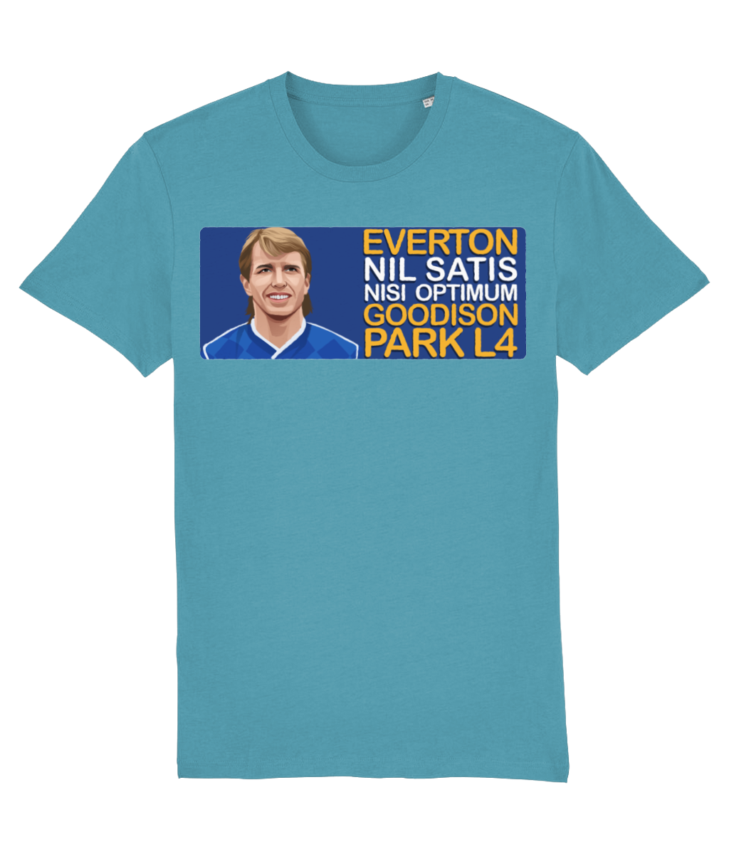 Everton Trevor Steven Goodison Park L4 Unisex T-Shirt