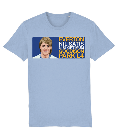 Everton 'Psycho' Pat van den Hauwe Goodison Park L4 Unisex T-Shirt