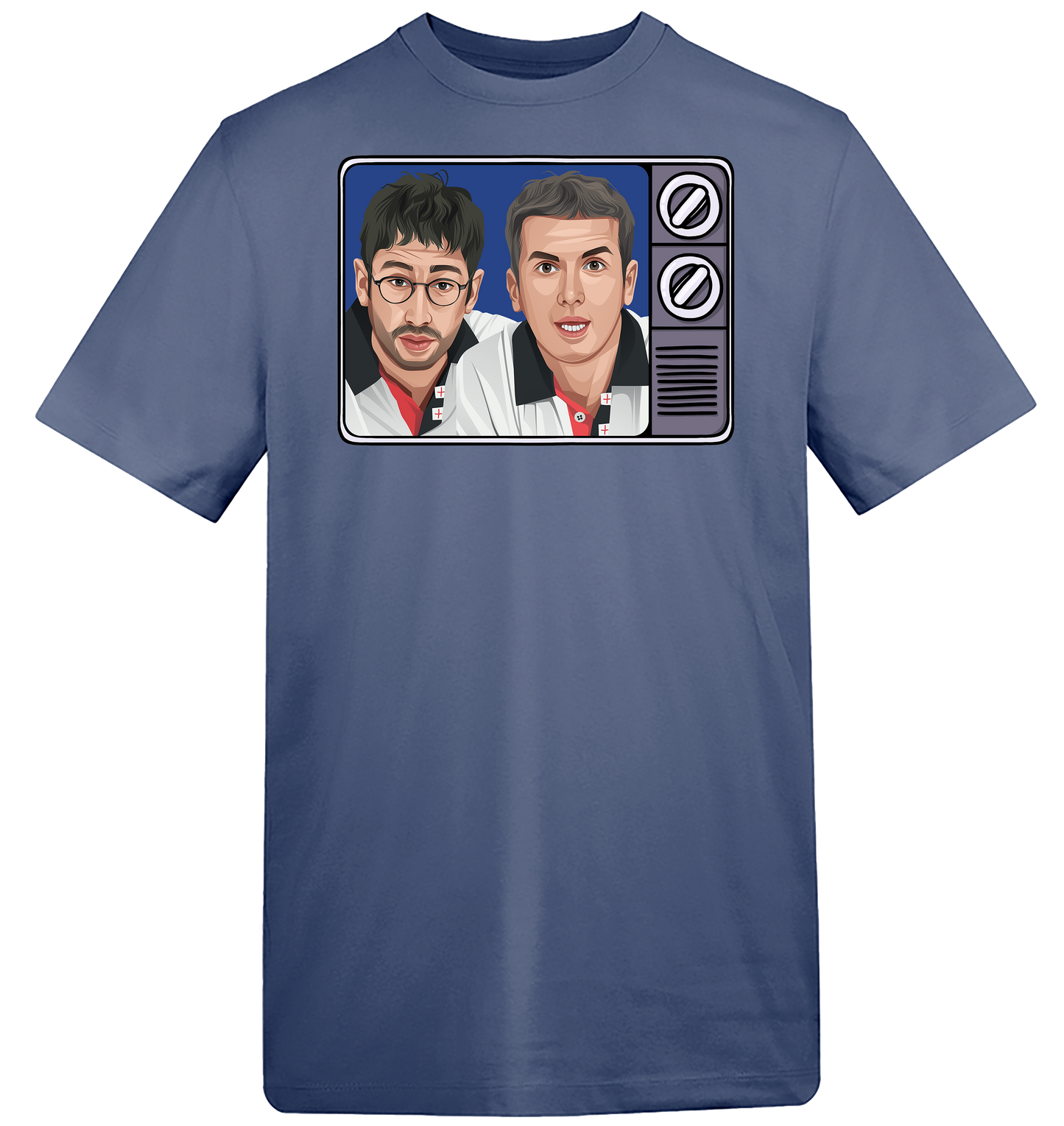 Retro TV Euro 96 Baddiel & Skinner T-Shirt