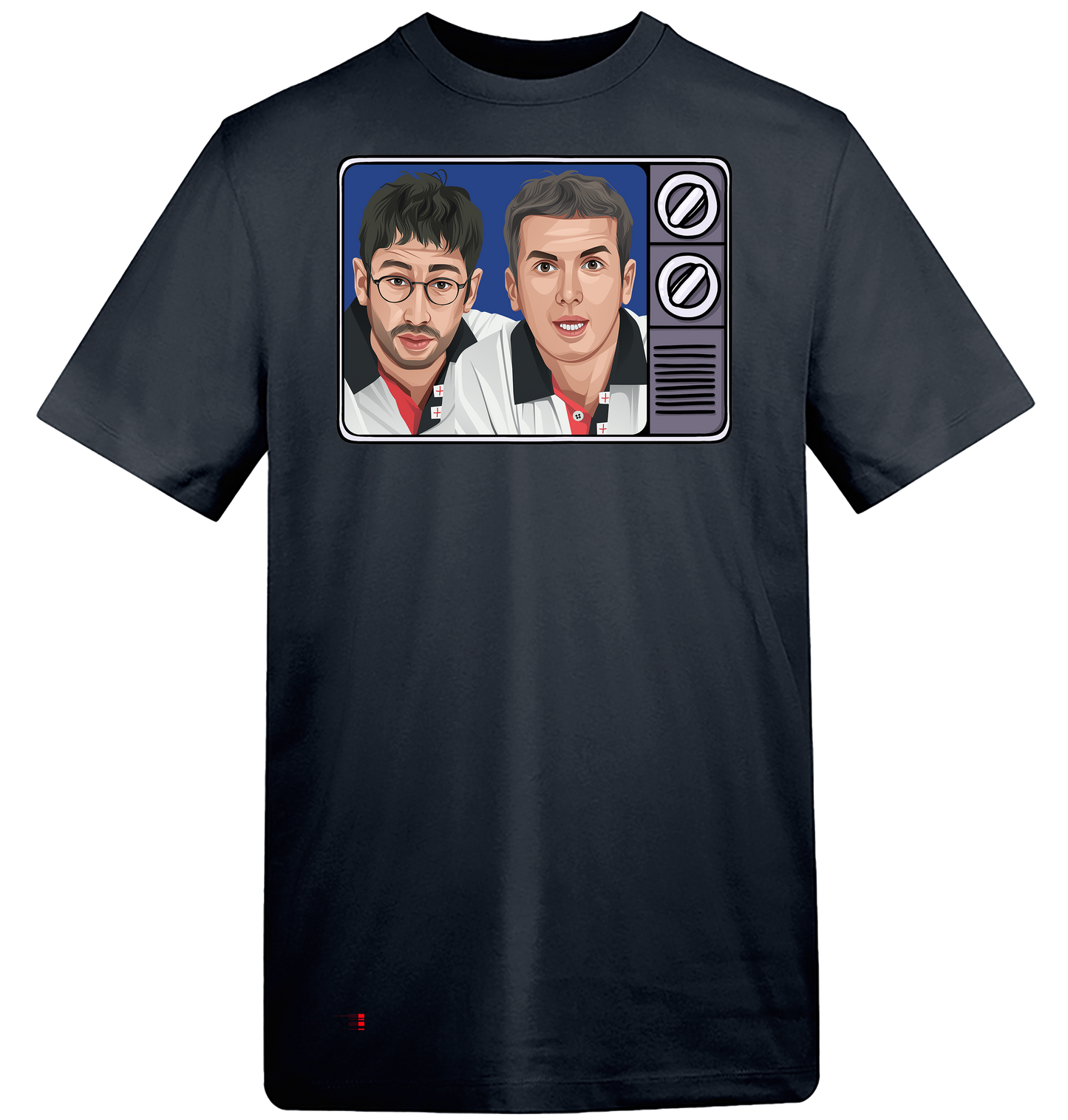 Retro TV Euro 96 Baddiel & Skinner T-Shirt