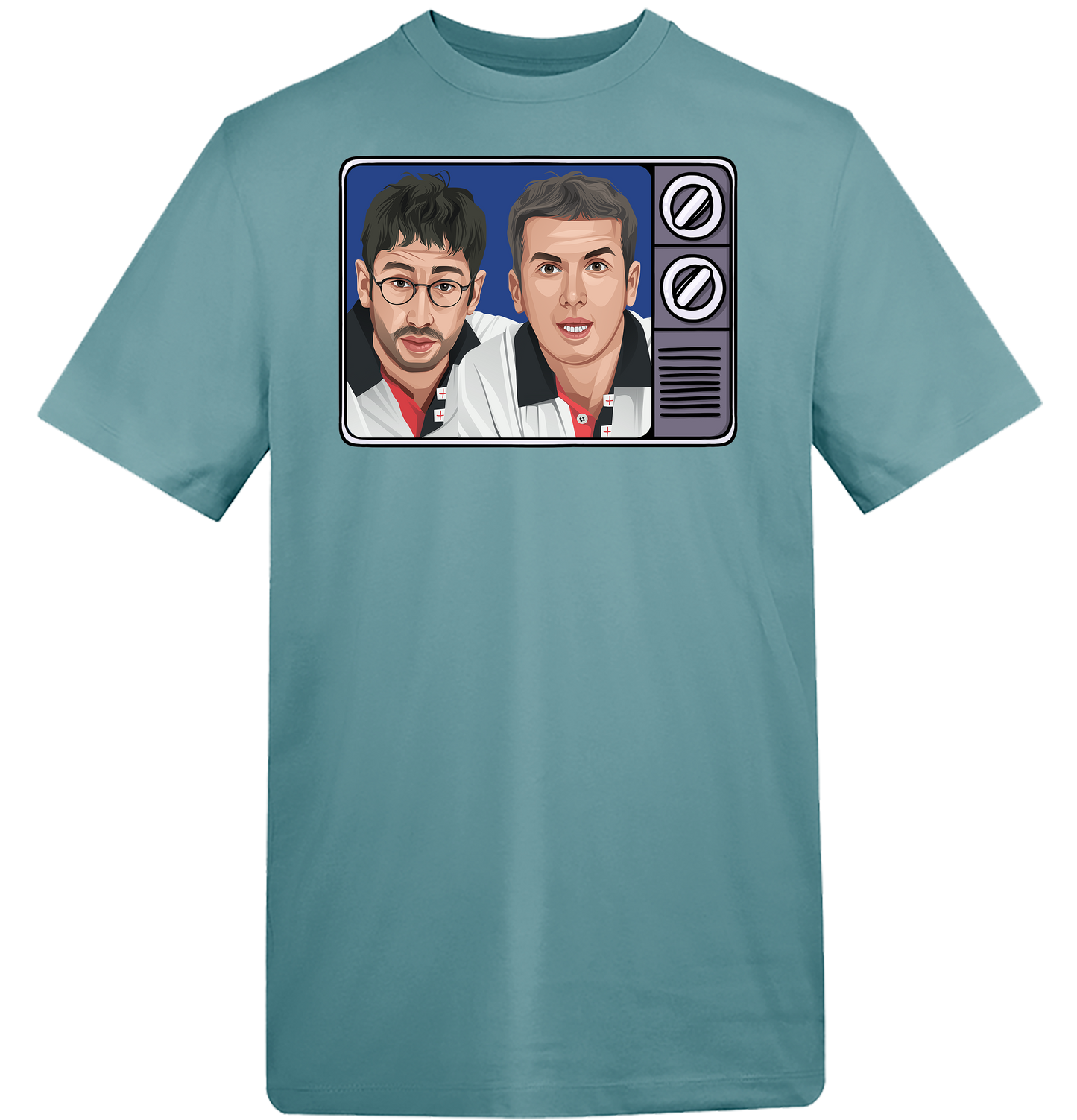 Retro TV Euro 96 Baddiel & Skinner T-Shirt