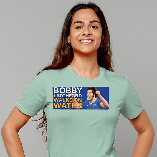 Everton Bobby Latchford Walks On Water Unisex T-Shirt