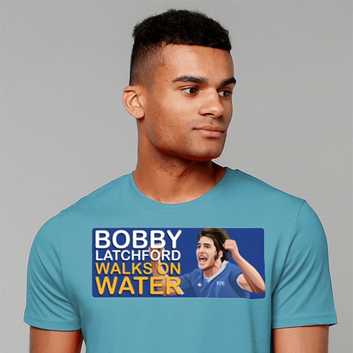 Everton Bobby Latchford Walks On Water Unisex T-Shirt