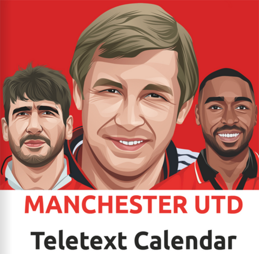 Manchester United 2024 Teletext Wall Calendar