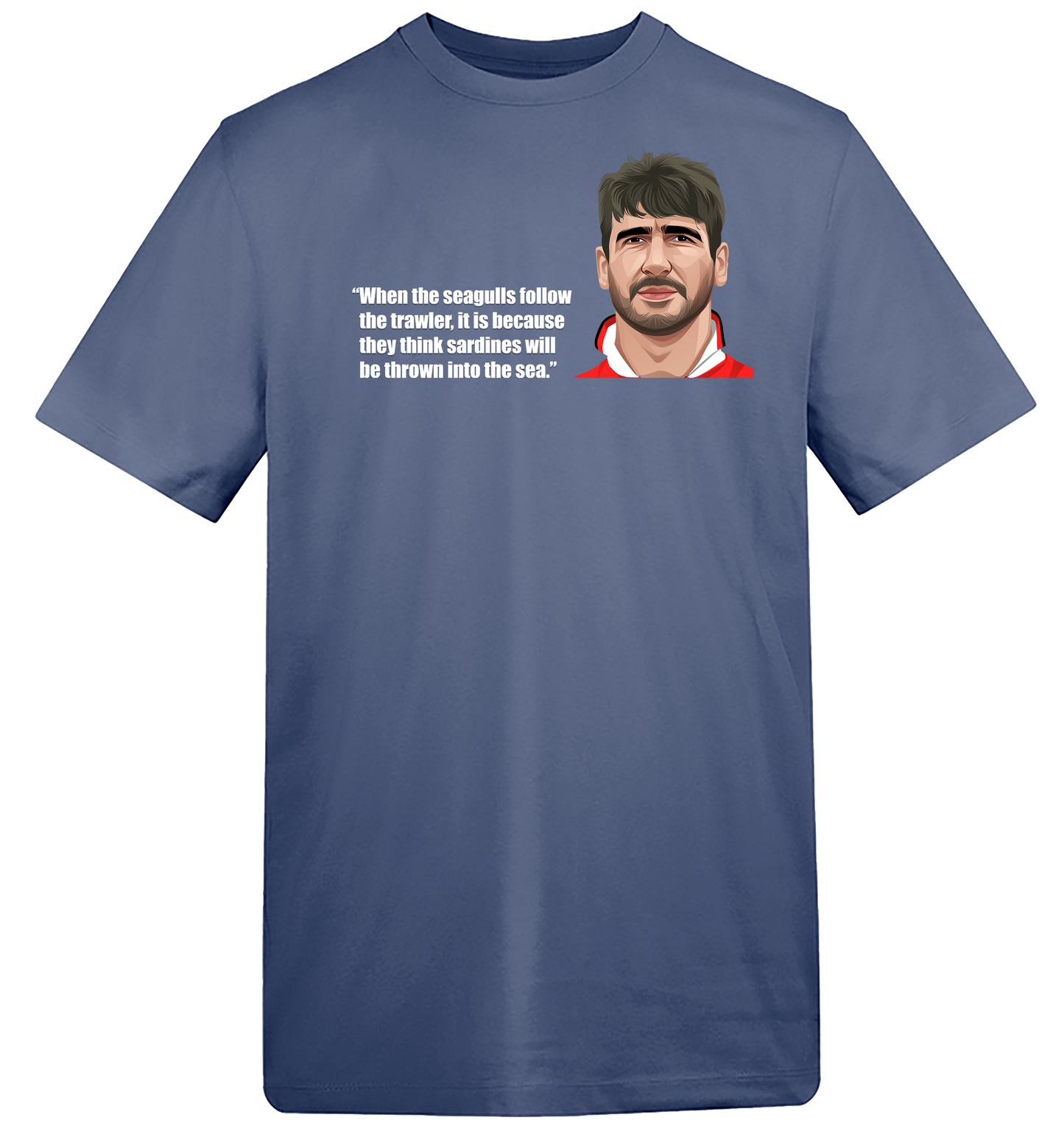 1995 Eric Cantona 'Seagulls' T-Shirt