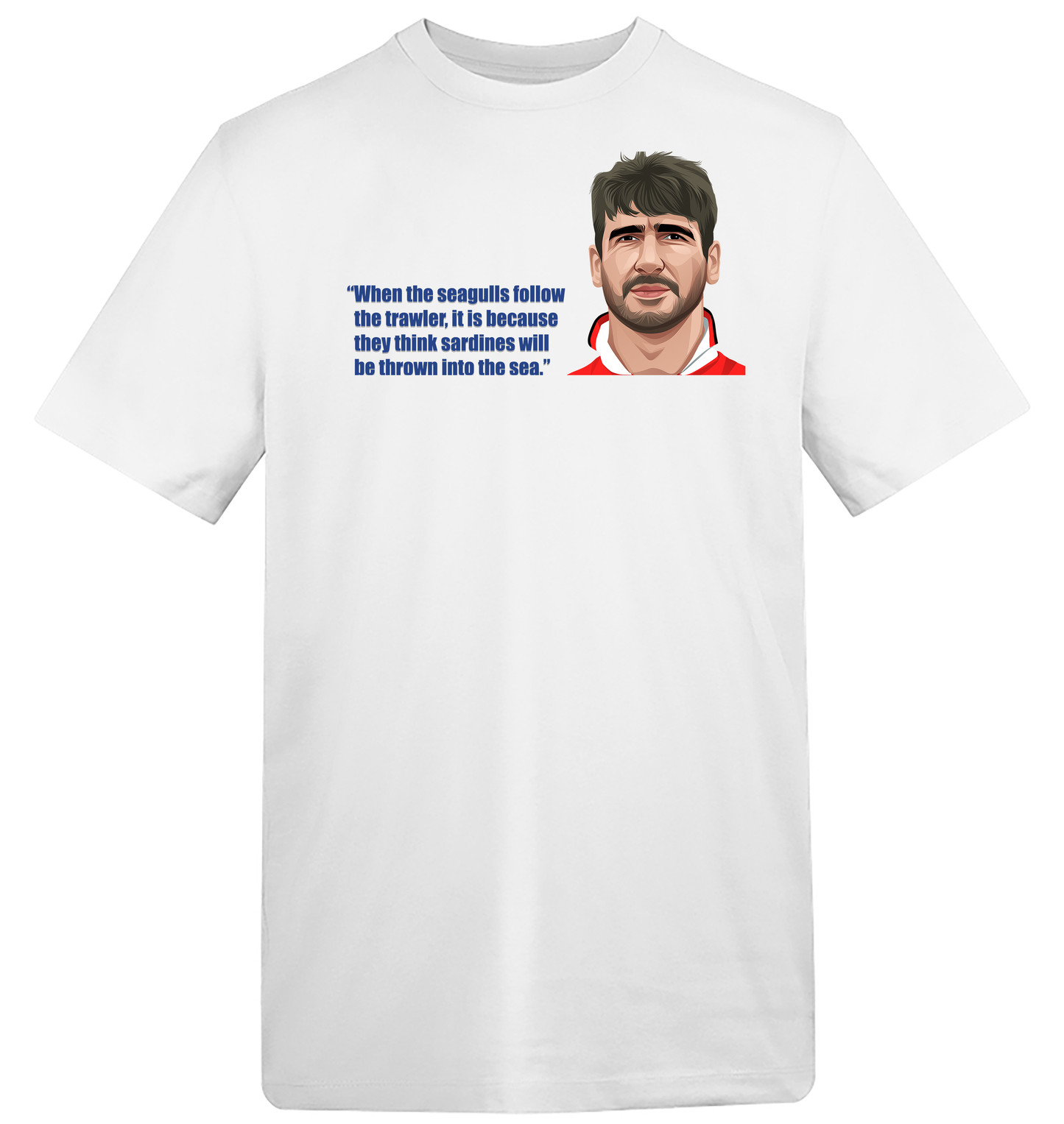 1995 Eric Cantona 'Seagulls' T-Shirt