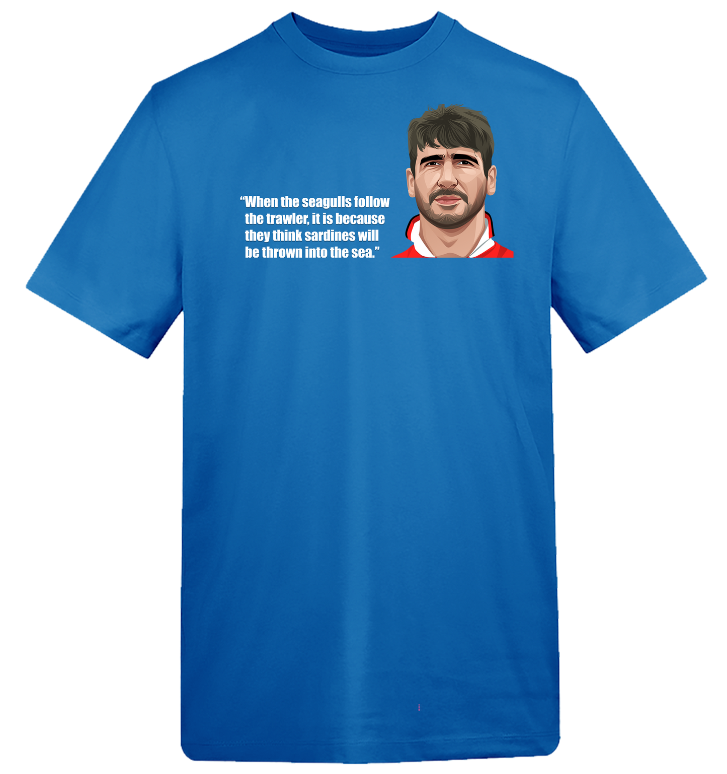 1995 Eric Cantona 'Seagulls' T-Shirt