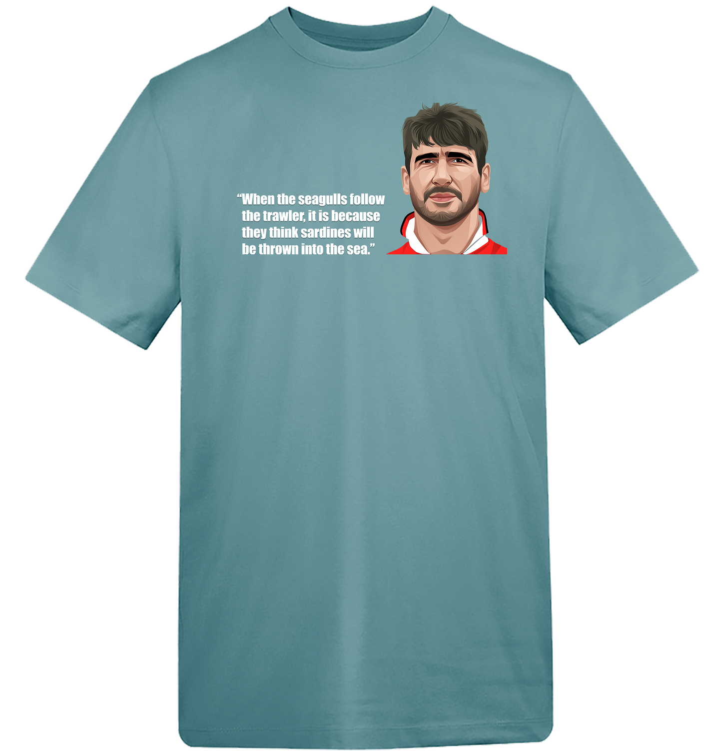 1995 Eric Cantona 'Seagulls' T-Shirt