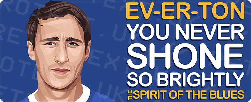 Everton Derek Temple The Spirit Of The Blues Unisex T-Shirt