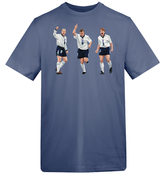 Euro96 Gazza Shearer Pearce T-Shirt