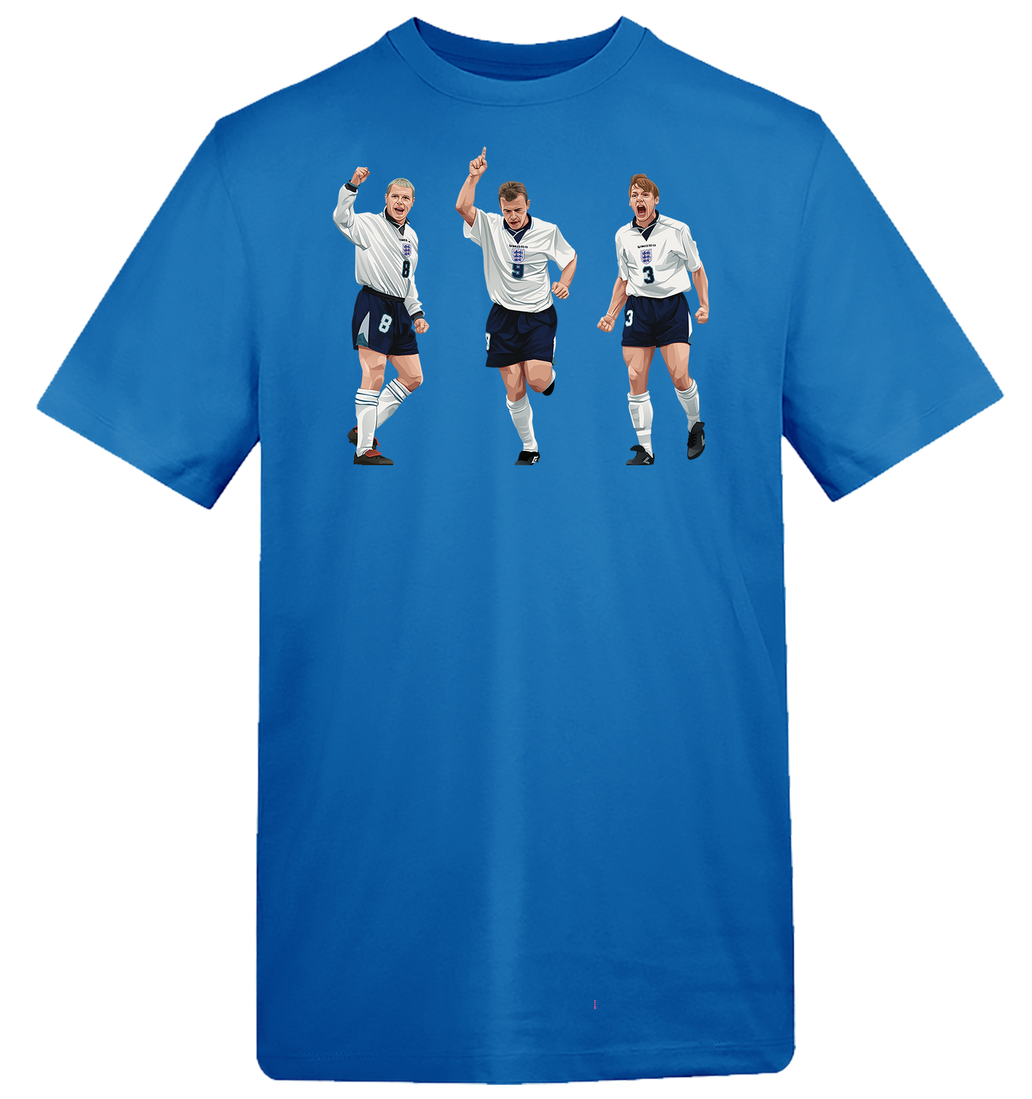 Euro96 Gazza Shearer Pearce T-Shirt