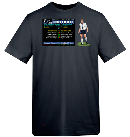 Euro96 Stuart Pearce Penalty v Spain T-Shirt