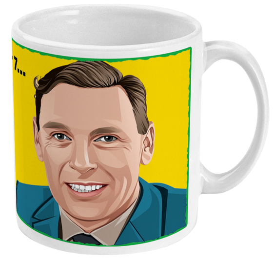1970 Kenneth Wolstenholme Sheer Delightful Football Mug