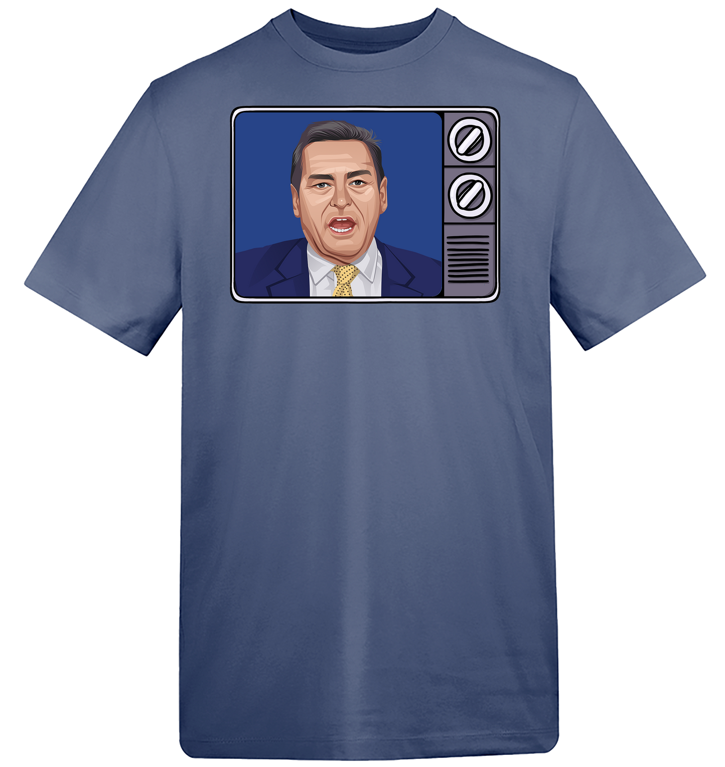 Retro TV Jeff Stelling Soccer Saturday T-Shirt