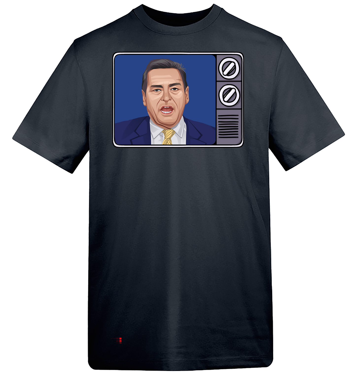 Retro TV Jeff Stelling Soccer Saturday T-Shirt