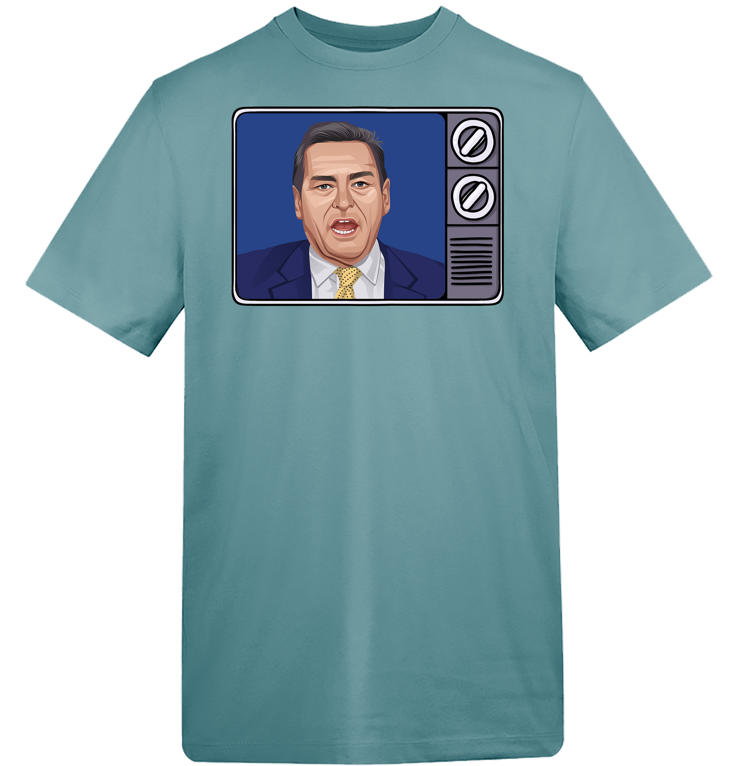 Retro TV Jeff Stelling Soccer Saturday T-Shirt