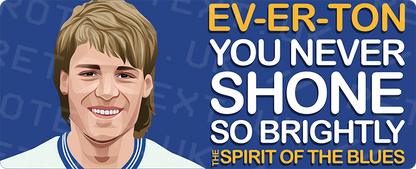 Everton 'Psycho' Pat van den Hauwe The Spirit Of The Blues Unisex T-Shirt