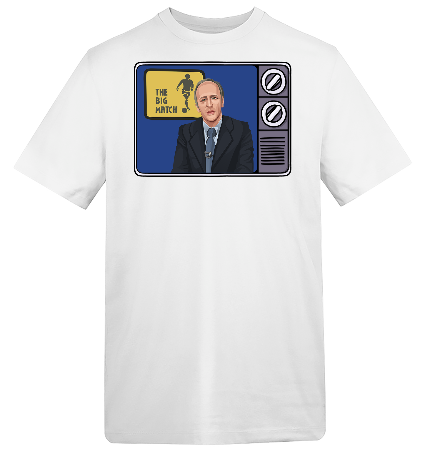 Retro TV The Big Match Brian Moore T-Shirt