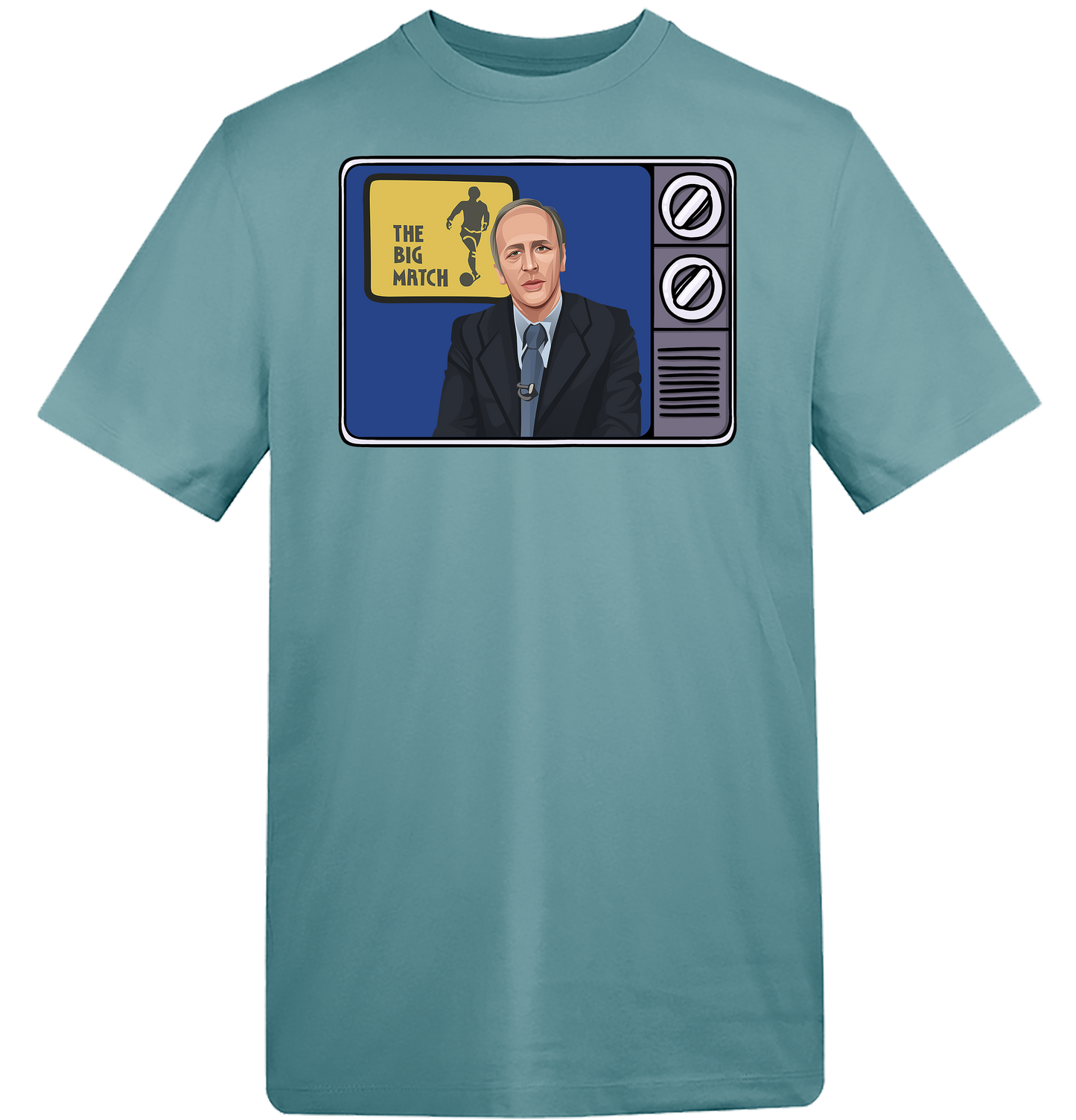 Retro TV The Big Match Brian Moore T-Shirt