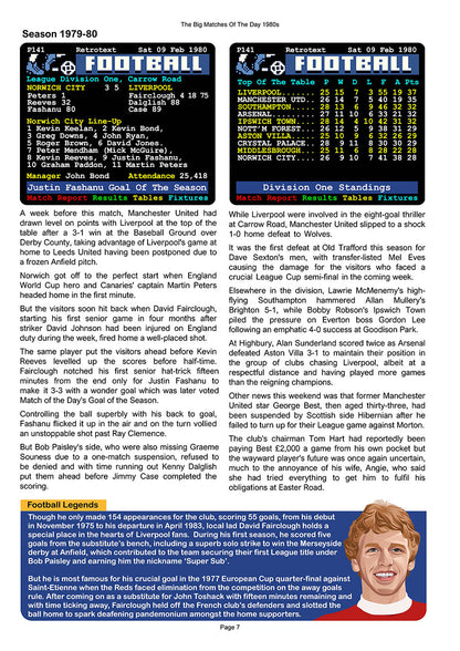 The Big Matches Of The Day 1980s featuring Liverpool