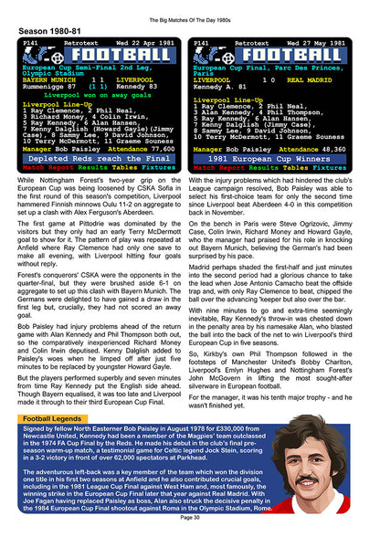 The Big Matches Of The Day 1980s featuring Liverpool