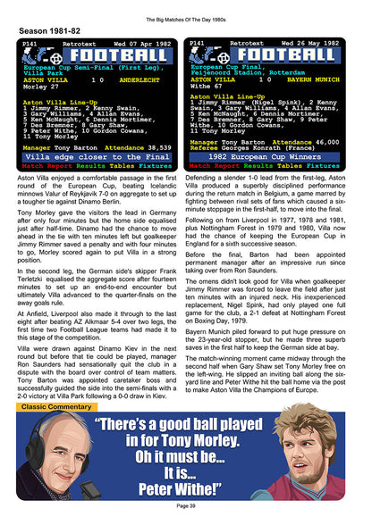 The Big Matches Of The Day 1980s featuring Aston Villa