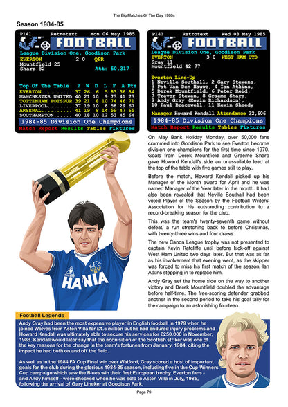 The Big Matches Of The Day 1980s featuring Everton