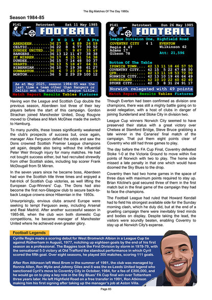 The Big Matches Of The Day 1980s featuring West Bromwich Albion
