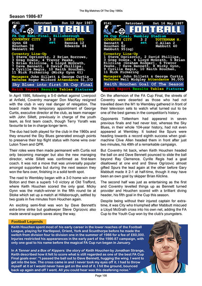 The Big Matches Of The Day 1980s featuring Coventry City