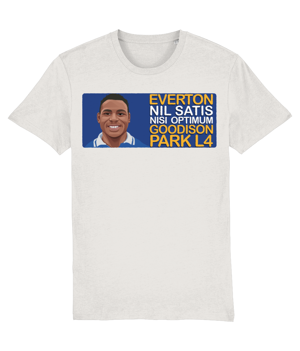 Everton Daniel Amokachi Goodison Park L4 Unisex T-Shirt