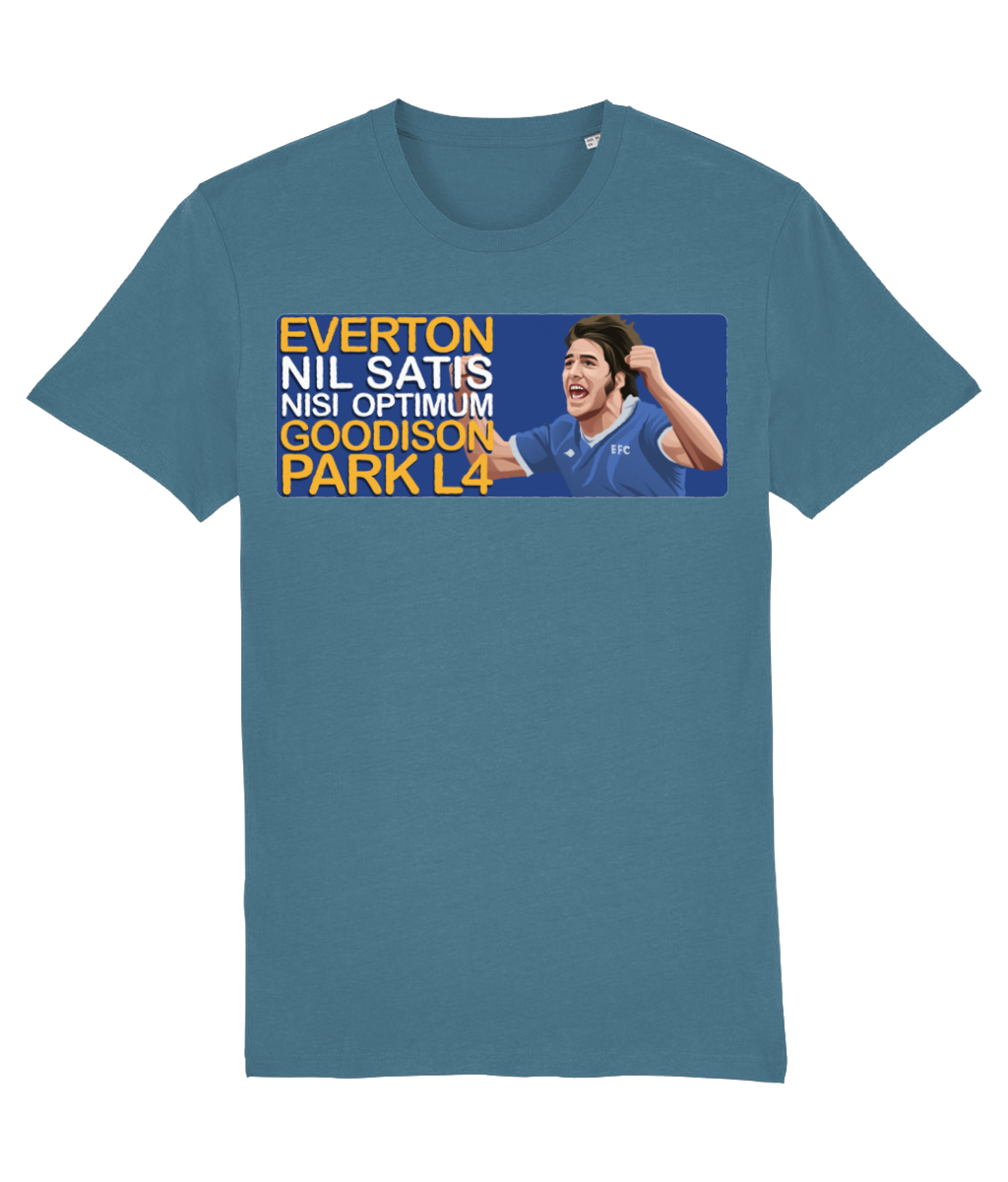 Everton Bob Latchford Goodison Park L4 Unisex T-Shirt