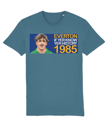Everton 1985 Neville Southall If Yer Know Yer History Unisex T-Shirt