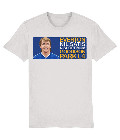 Everton Trevor Steven Goodison Park L4 Unisex T-Shirt