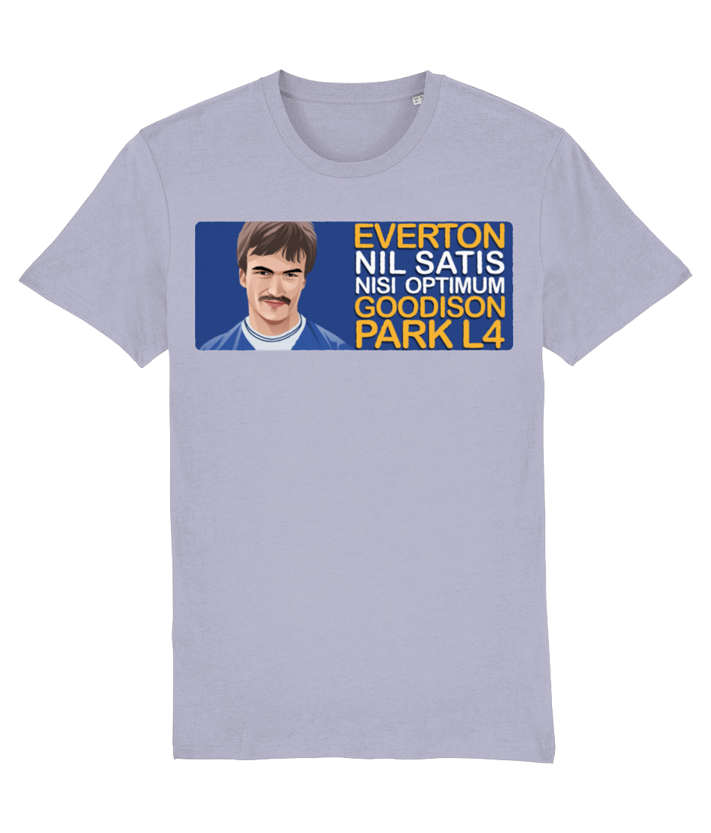 Everton Derek Mountfield Goodison Park L4 Unisex T-Shirt