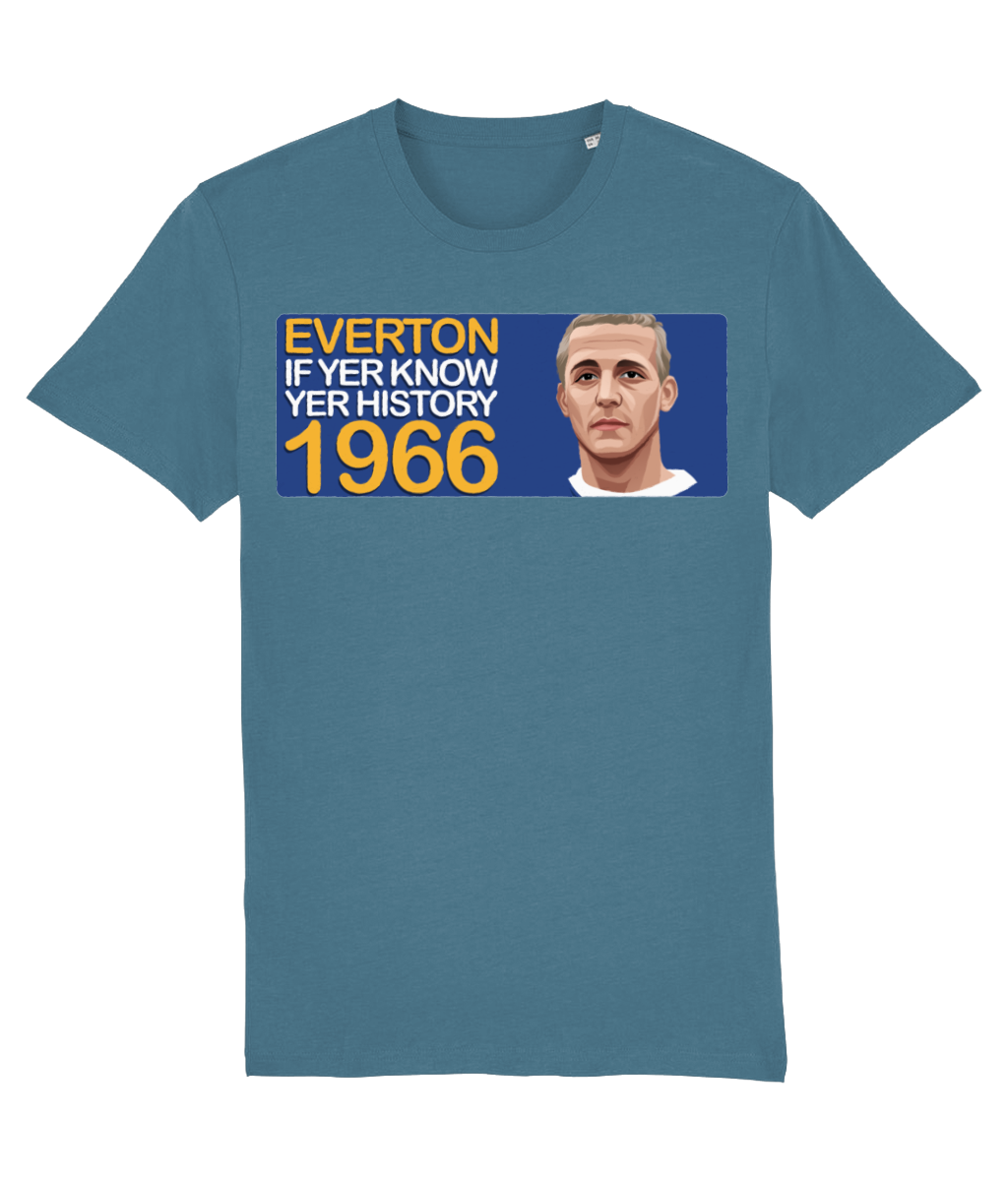 Everton 1966 Alex Young If Yer Know Yer History Unisex T-Shirt